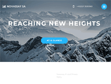 Tablet Screenshot of novassay.com